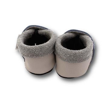 Lauflernschuhe Schnecke auf grau